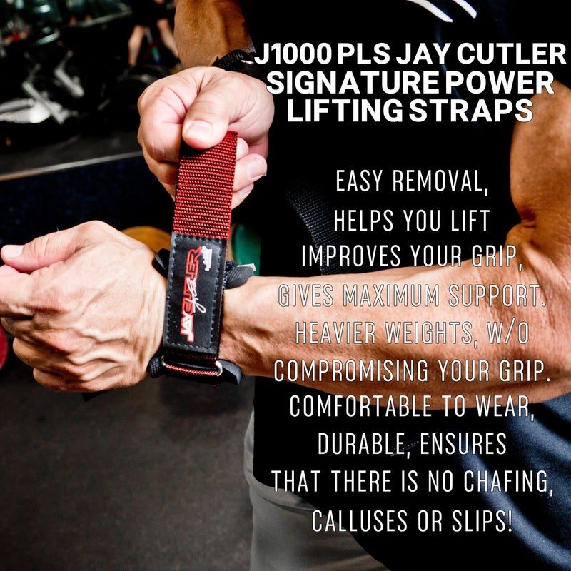 Schiek Sports Model J1000PLS Jay Cutler Signature Power Lifting Wrist Straps - Image 5